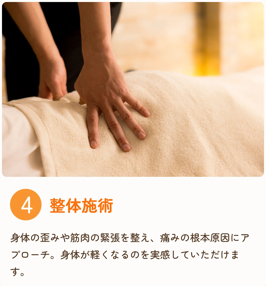 4 整体施術